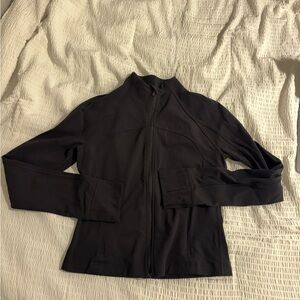 lululemon athletica Black Zip-Up Bomber Jacket